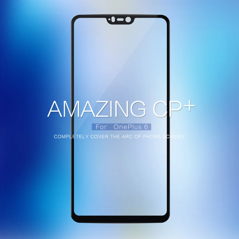 

For Oneplus 6 Tempered Glass Full Coverage Anti-Explosion Tempered Glass Screen Protector Film NILLKIN CP+ For Oneplus 6