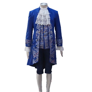 

film Beauty and the Beast beast cosplay costume blue costume