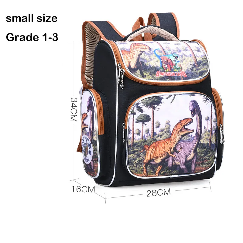 Новая школьная сумка для детей, школьный рюкзак для мальчиков с 3D изображением динозавра, детский Ранец, космические школьные сумки, Mochila Escolar