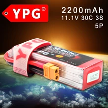 YPG 11 1V 2200mAH 30C 3S battery Lipo Li Po Lipoly Support 5 C charge Battery