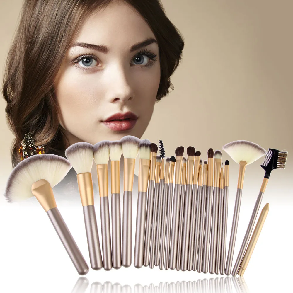 24 шт. набор кистей для макияжа|Аппликатор теней век| |