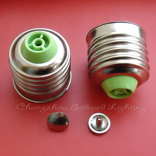 New!lamp base E27 Nickel Iron Free Solder Green Free Shipping D201e27 e27iron freeiron solder
