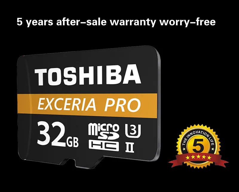 TOSHIBA M501 EXCERIA PRO U3 слот для карт памяти Micro SD 32 Гб SDHC 64 Гб SDXC UHS-II Class10 U3 4K HD Скорость чтения до 270 МБ/с