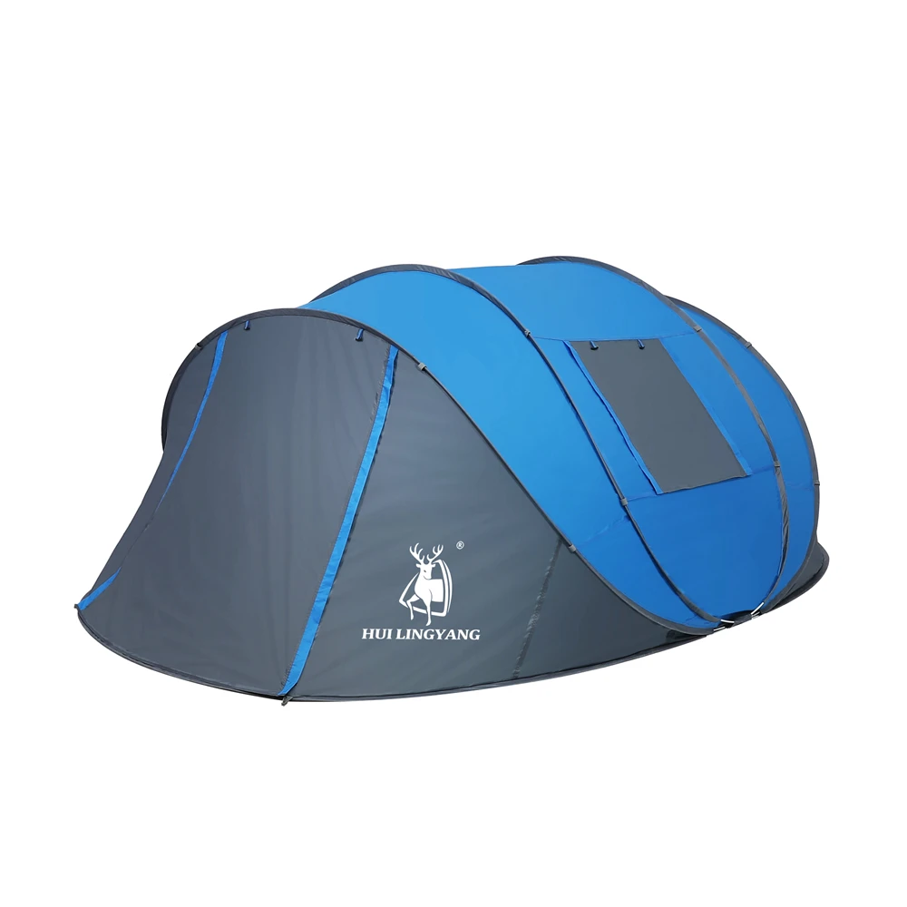 Hui Gooi Pop Up Tent Persoon Outdoor Automatische Tenten Dubbele Lagen Grote Familie Tent Waterdicht Camping wandelen Tent _ - AliExpress