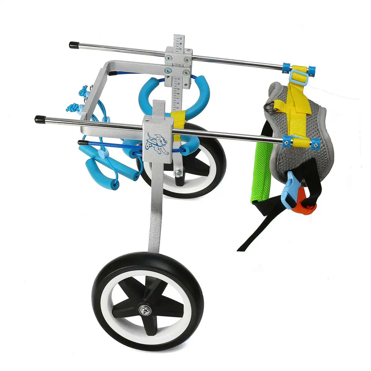 2 колеса " Pet Dog Cat инвалидная коляска Алюминиевая прогулочная тележка скутер для ремесленных задних ног XS/S модель Pet вес 3-15 кг можно отрегулировать