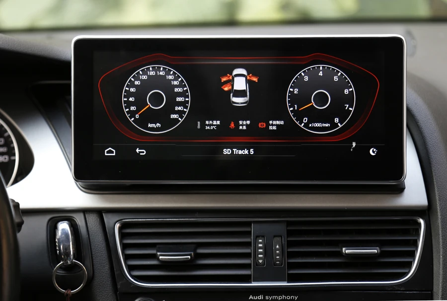 

10.25" android 8.0 screen 8core premium system car gps navigation for Audi A4 A4L Q5 A5 2009 phonelink bluetooth radio device