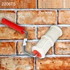 5pcs Pattern Paint Roller 8 Inch Draw Rubber DIY Construction Tool Portable Embossing Cylinder Stamp Decorative Brush Stone ► Photo 2/6