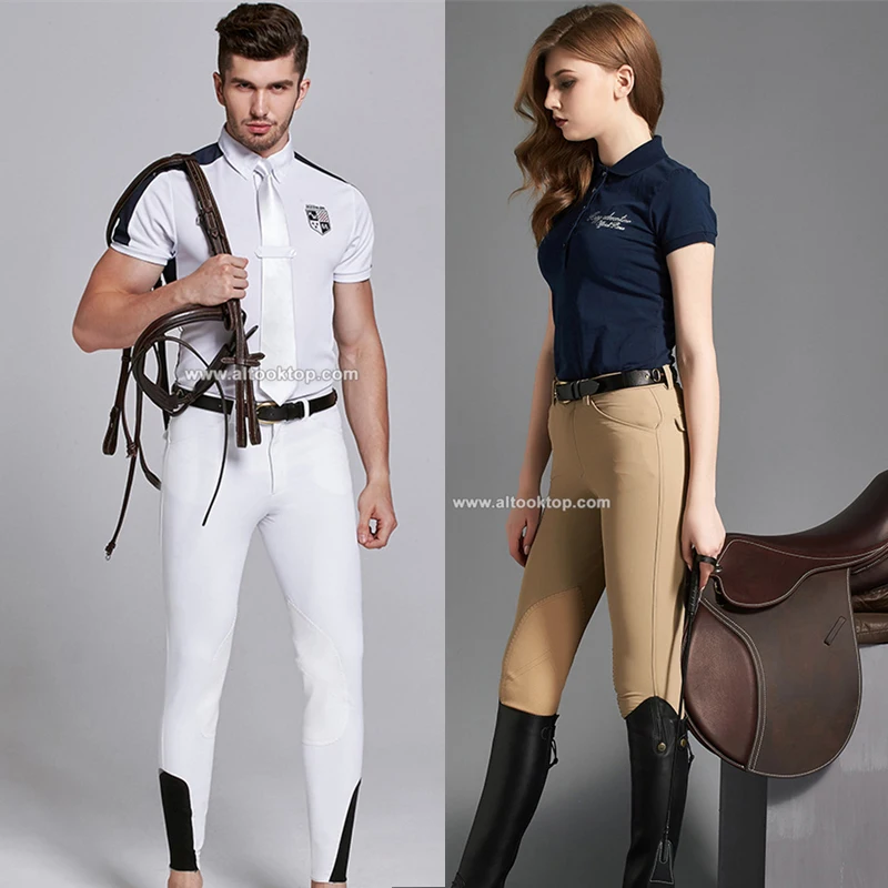 Plus ukuran pria wanita horse riding 