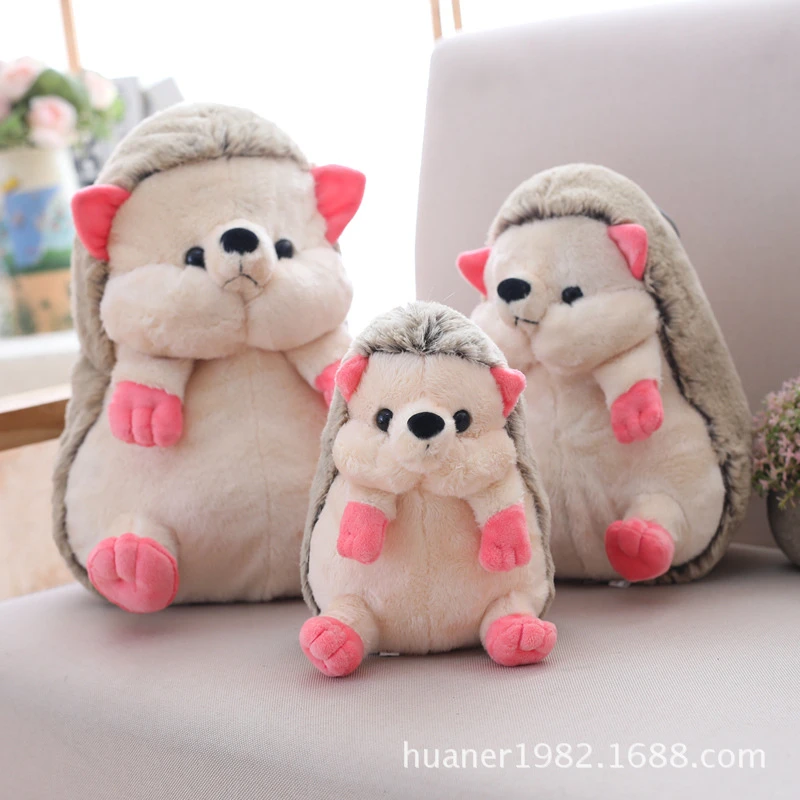 large hedgehog stuffed animal
