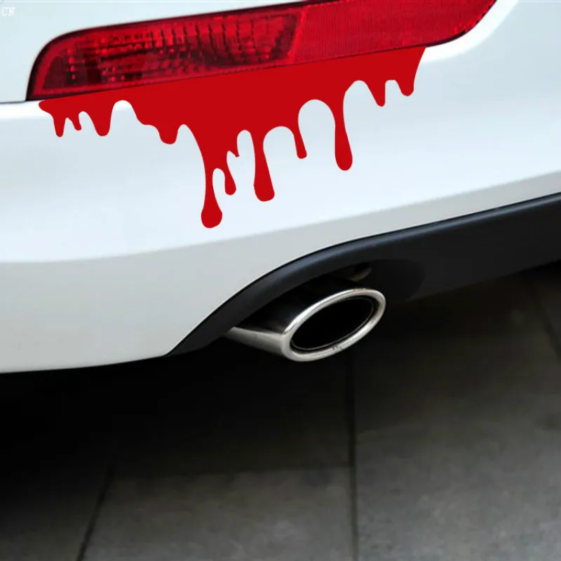 

SLIVERYSEA 1 Pcs/lot Cool Blood Reflective Car Sticker Tail Light window Decals for Mazda Kia BMW Volkswagen Golf Peugeot