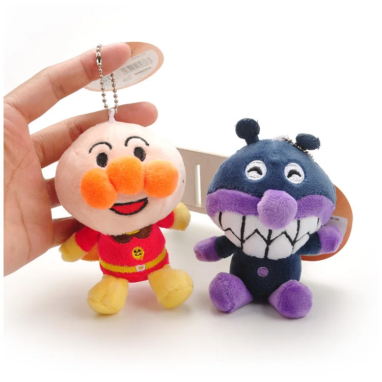 Япония Anpanman Хлеб Супермен байкинман плюшевые ворсовые игрушки маленький кулон