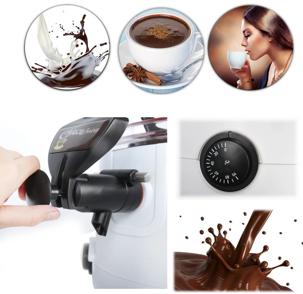 ITOP 5L/10L Chocolate Dispenser Electric Baine Marie Mixer,Commercial Hot Coffee Milk Wine Tea Dispenser Chocolate machine