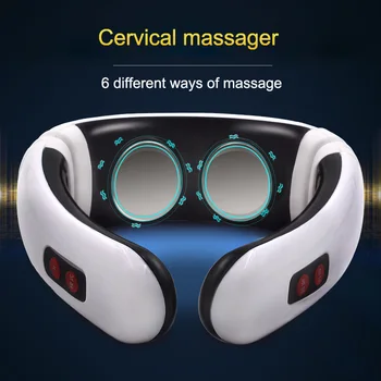 

droppshiping Electric Neck Massager Battery Powered Kneading Back Shoulder Massage for Home Office MFJ99