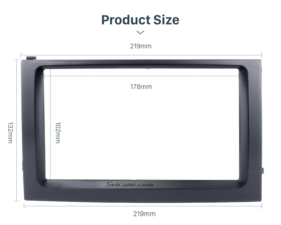 Seicane двойной Din автомобиля gps Радио панель для 2003 2004 2005 2006 Skoda Fabia стерео рамка Лицевая панель отделка Установка