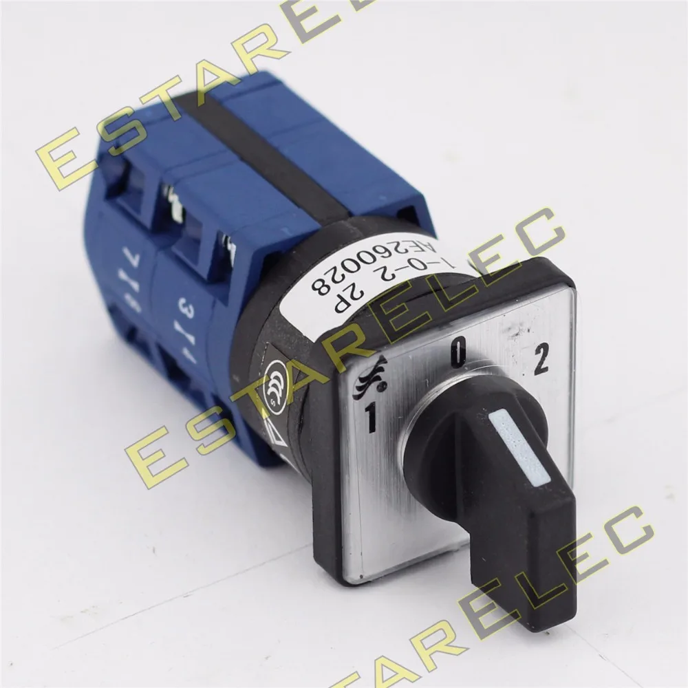 10A Cam Switch 1-0-2 2 Poles 8 terminals (CE, CCC, TUV certificate)