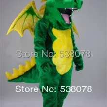 Зеленый Птерозавр Динозавр Дракон Маскоты костюм персонажа из мультфильма эффективность рекламы костюмы для партии Карнавал Cosply 766