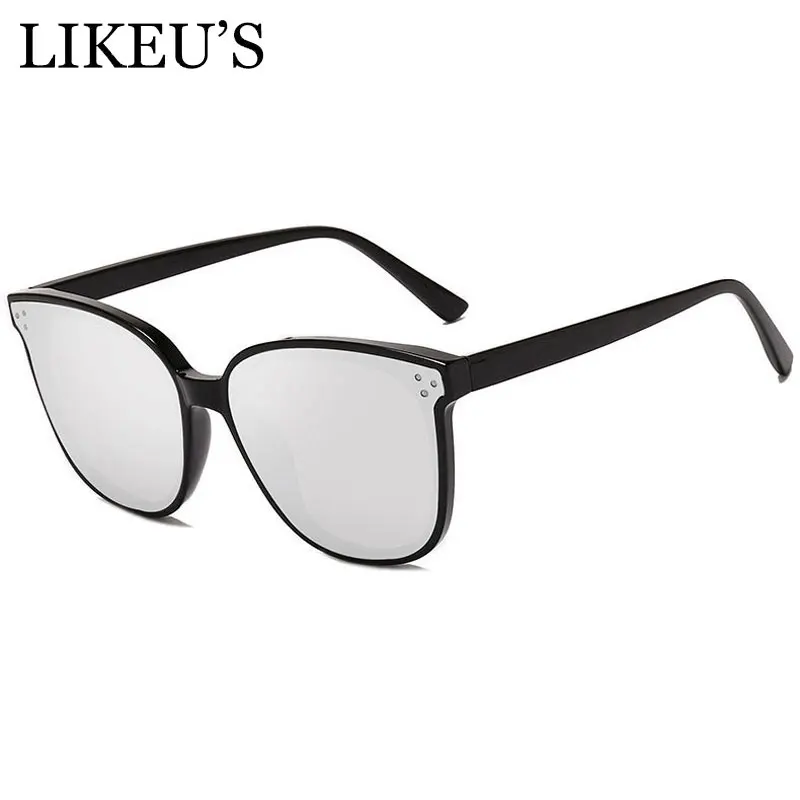 Женские солнцезащитные очки LIKEU'S брендовые Lunette Femme с заклепками UV400|Женские