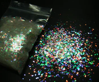 

Mix Size White Glitter Rhombus Shape with Colorful Purple red Gold Green Light Tint for Nail Glitter Art Craft Decoration