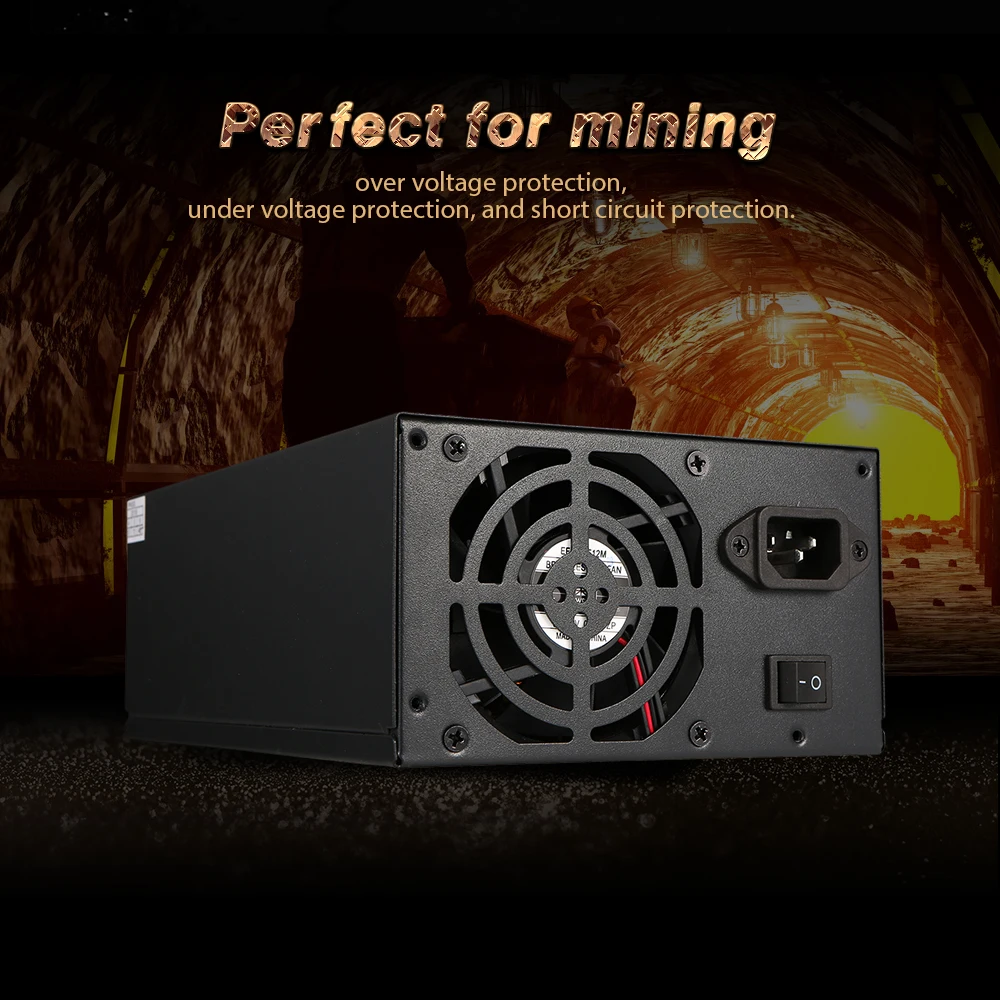 2000 Вт более 90% эффективность ATX12V V2.31 ETH монета Майнер источник питания активный PFC