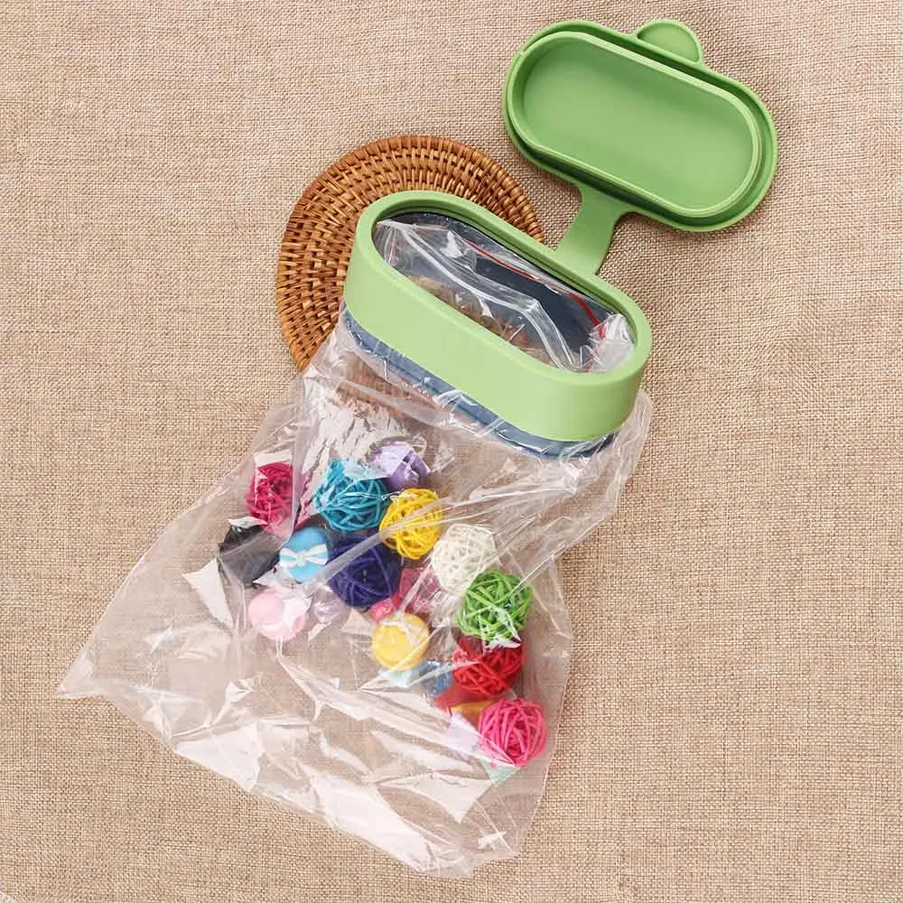 

1PC Multi-functional Plastic Moisture-proof Cover Orange Food Kitchen Storage Preserve Food Fresh Sealing Bag Cap Household