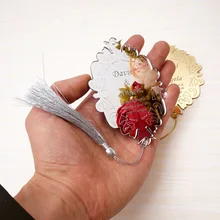 10 шт 10 см персонализированные Пригласительные открытки на заказ свадебные подарки для гостей акриловые зеркальные овальные дизайнерские вечерние бирки для декора сувениры кисточки