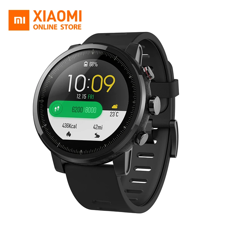 Original Xiaomi Huami Amazfit Stratos Smart Sports Watch 2 GPS Water 2.5D Screen Swimming