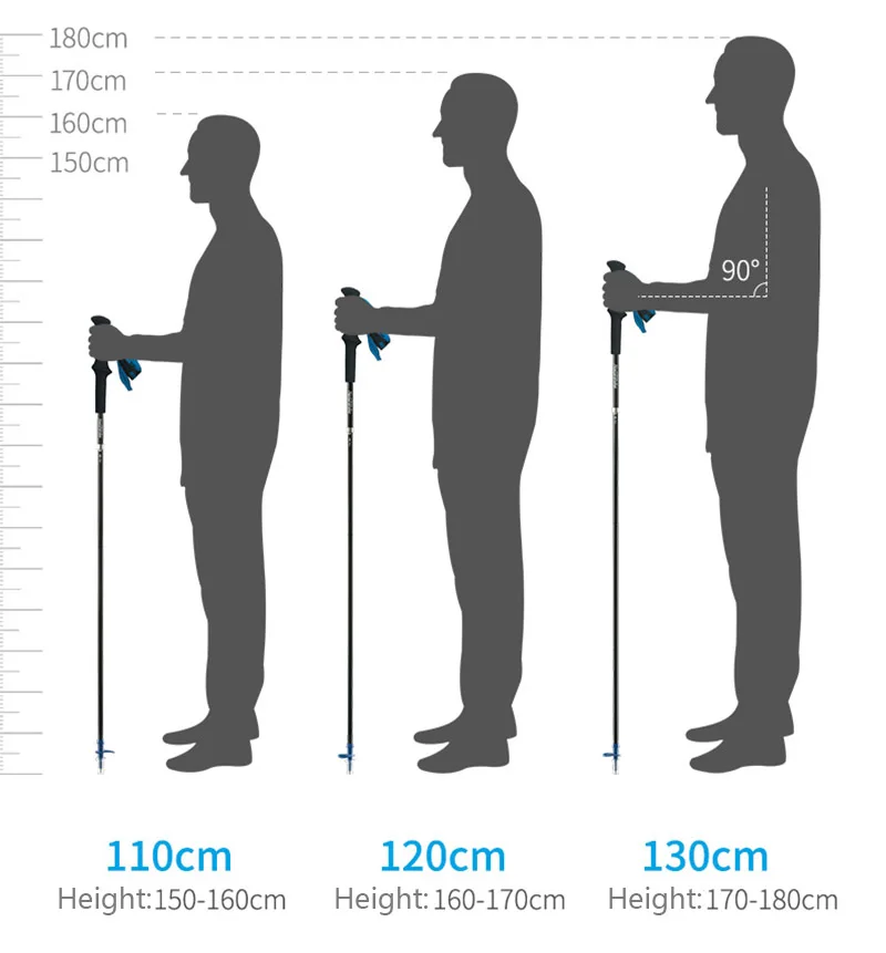 Naturehike ультра-светильник, регулируемая походная трость, альпеншток, углеродное волокно, для альпинизма, лыжного туризма, треккинга