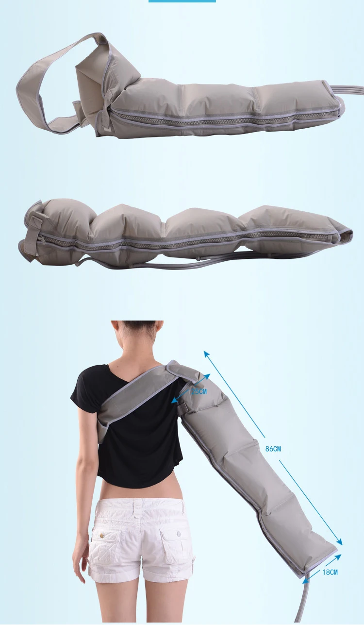 Электрический воздушный компрессионный массажер для ног, вибрация, инфракрасное лечение, рука, талия, пневматическая воздушная посылка, расслабление, облегчение боли