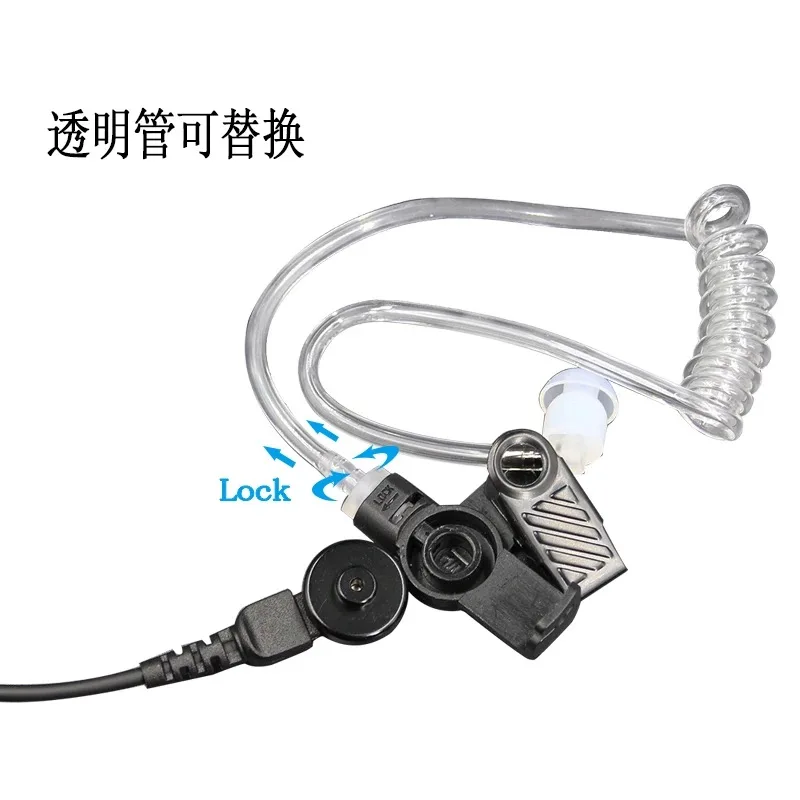 Acoustic long big PTT clear ait tube headphone for motorola DEP550 MTP3100 MTP3550 MTP3200 XIR P6600 E8608 etc wlakie talkie hunting walkie talkies