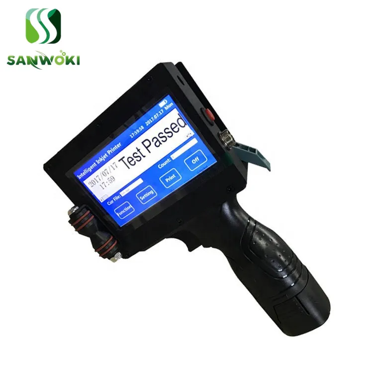 MXBAOHENG Handheld Inkjet Printer Smart Code Printing Machine 50mm Print Height w/Touch Screen Double Nozzle MXBAOHENG Handheld Inkjet Printer Smart Code Printing Machine 50mm Print Height w/Touch Screen Double Nozzle