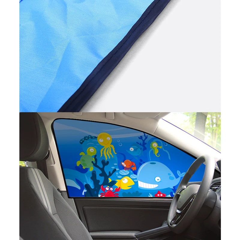 2 шт. Магнитная Автомобильная боковая Солнцезащитная шторка шторы окна