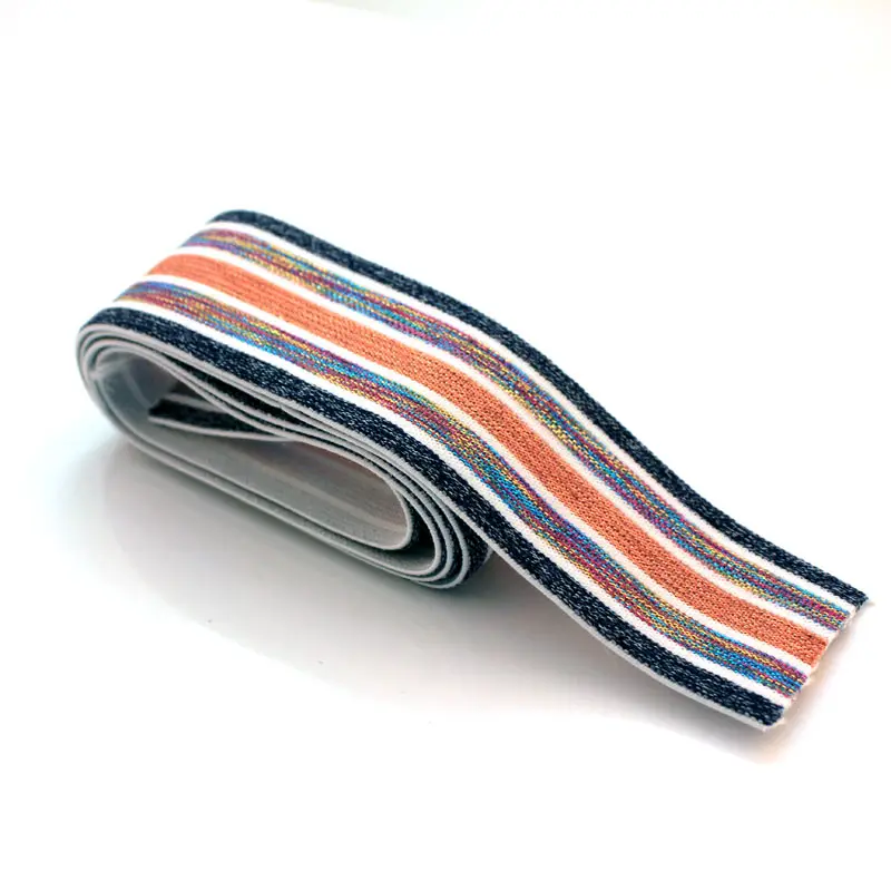 2,5-4 см широкие красочные резинки/Аксессуары для пошива одежды/резинка-модный пояс - Цвет: color