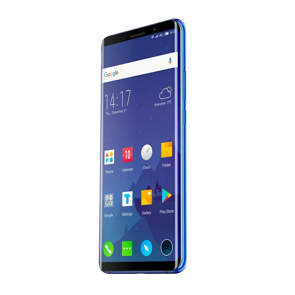 Elephone U Cell Phone Android 7.1 5.99 Inch FHD Screen Curved-Display Smartphone Quad-core 4+64GB Fingerprint Phone Telephone