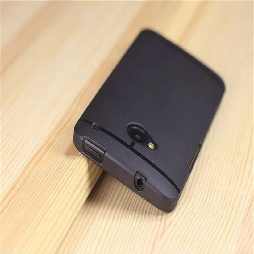 CARPRIE Ультратонкий матовый Мягкий чехол из ТПУ для HTC ONE M7 + Защита ЖК экрана td0118