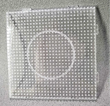 5 мм/2,6 мм Pegboard для Hama Бусины бусины perler шаблон 3D головоломка DIY Pegboards может подключаться друг к другу 14*14 см - Цвет: 1pcs for 5mm beads