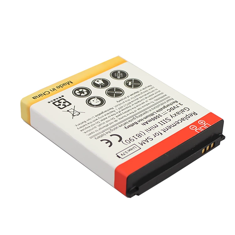 Аккумулятор для Samsung Galaxy S3 Mini i8190 3500 мАч + белый чехол|cell phone battery|battery for samsungbattery |