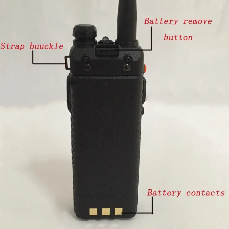 2 PCS Two Way Radio Walkie Talkie Baofeng uv-5r 3800 Battery For CB Ham Radio Station uv 5r VOX Comunicador Portable Radio Sets hunting walkie talkies