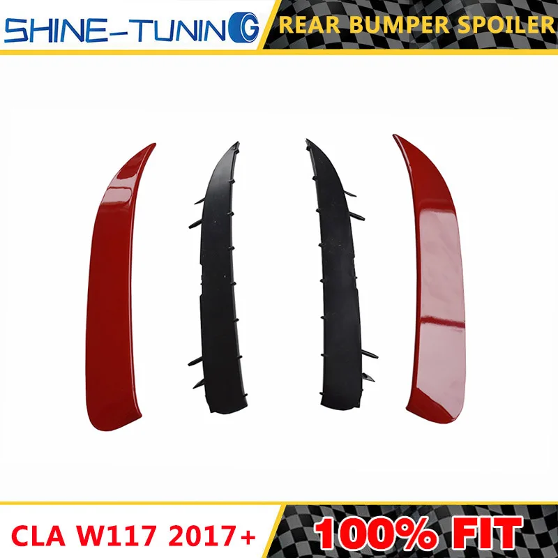 Для нового заднего бампера CLA class W117 спойлер aero kit лезвие CLA200 CLA250 CLA220 (с спортивным