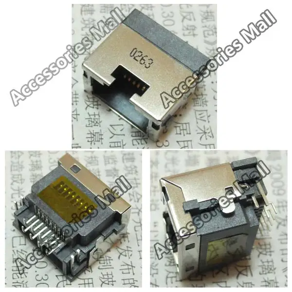 1-10x новый ноутбук RJ45 разъем/Сетевые интерфейсные карты/Ethernet порт/LAN порт для Lenovo IBM