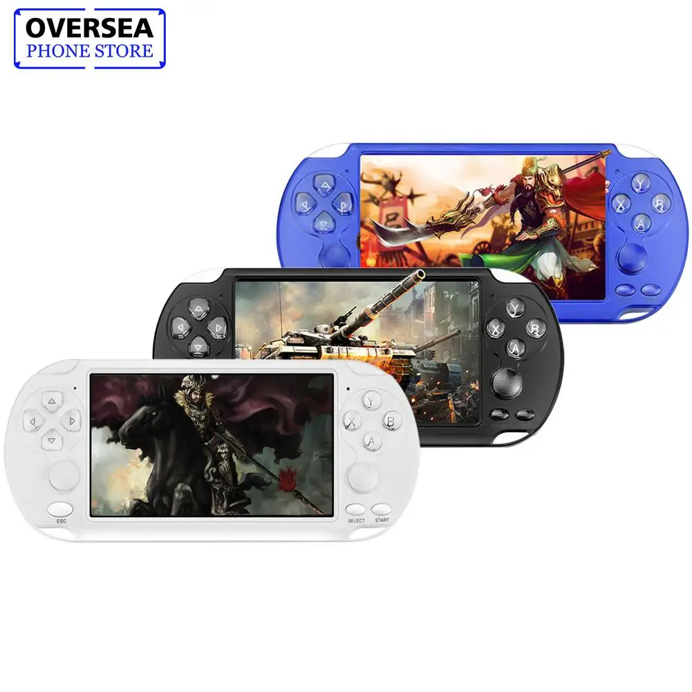 

X9-s 8G Retro Game Console Colorful Screen Children's Puzzle 5.1Inch PSP Double Rocker Handheld Game Console Multi-language