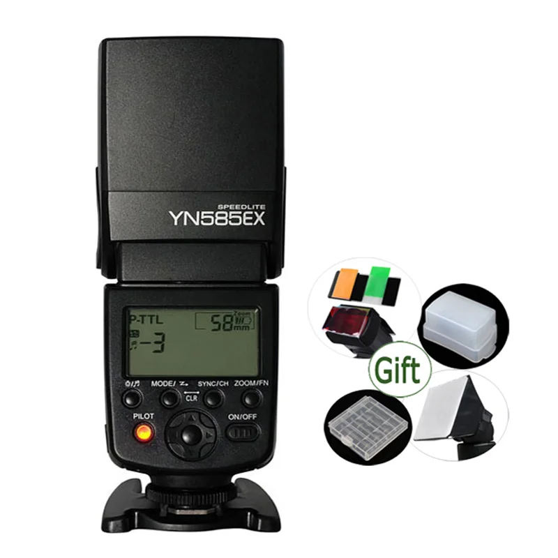 Беспроводсветильник вспышка YONGNUO Speedlite YN585EX GN58 TTL для цифровой зеркальной