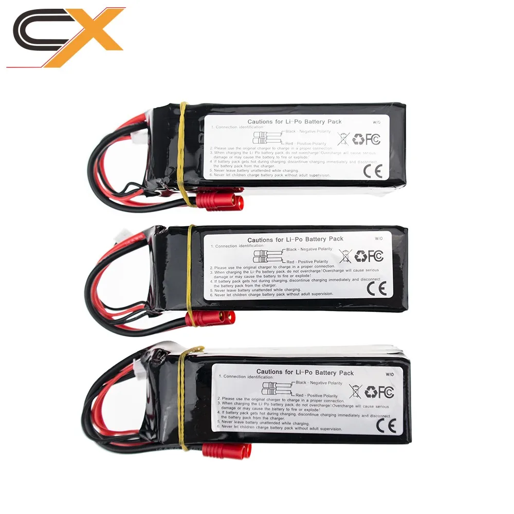 Walkera QR X350 Pro lipo Батарея 3 шт. 11.1 В 5200 мАч S 15C Радиоуправляемый Дрон Quadcopter Вертолет