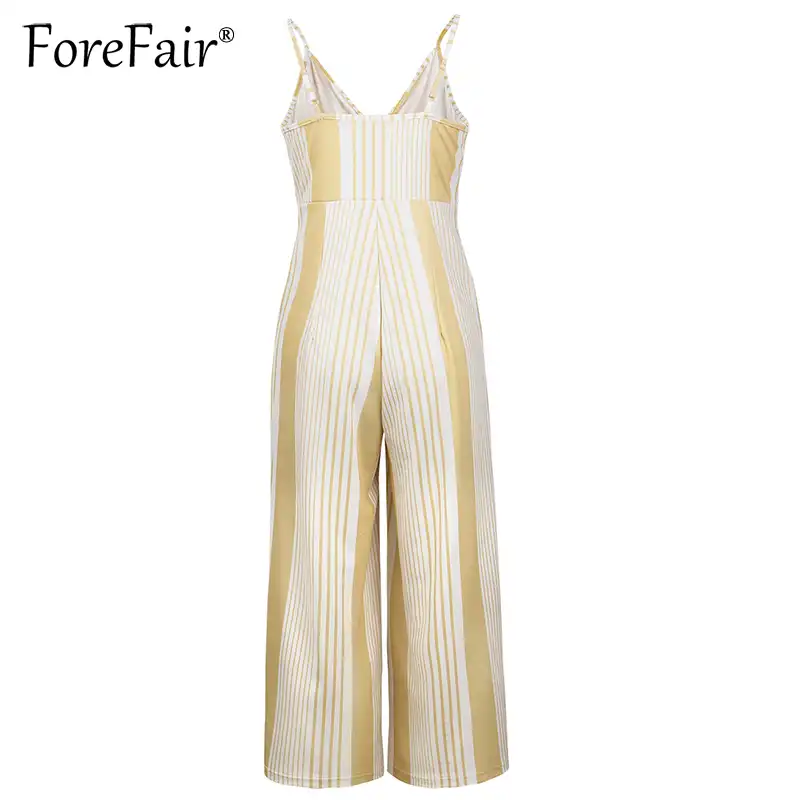 yellow striped overalls