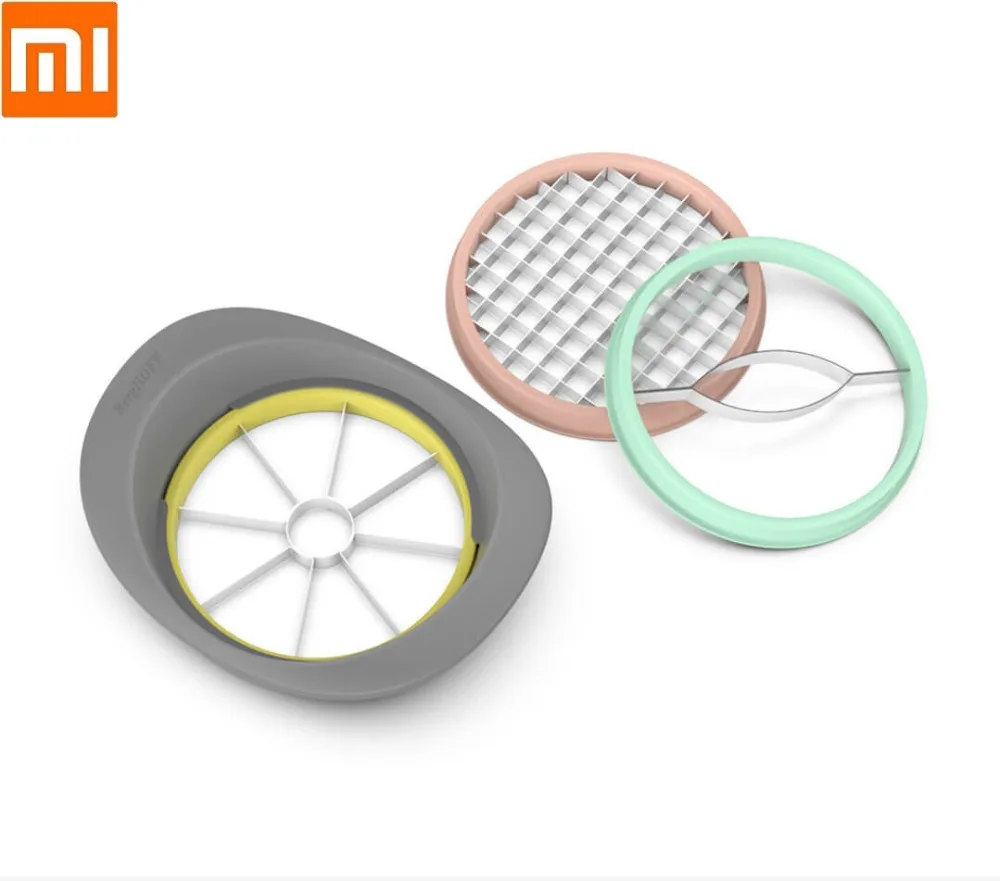 

Xiaomi Three-in-one fruit slicer Melon knife multi-function slice Fruit knife fruit slicer flesh separation tool cut the fruit
