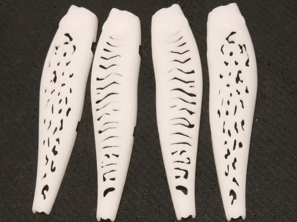 WLure Stencil 3D In Plastica Rigida – 10 Motivi Per Esche Da Pesca