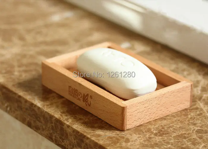 

free shipping creative fashion wooden soap dish soap holder soap tray diy parts box bathroom item craft household Daily expenses