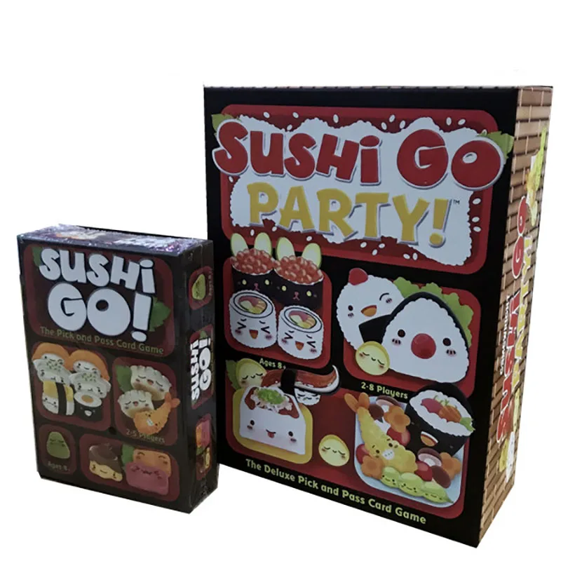 

sushi go Board game CARDS 2-5 Players Family Game For Children With Parents Funny Puzzle Game for Gift