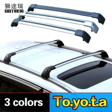 Roof rack/roof bar rail (cross beam) for Toyota Fortuner 2016-2018 thicken aluminum thicken, car roof bike frame. new arrival cross beam cross bar horizontal roof rail for ford explorer 2016 2017 2018 304 stainless steel come if need quality