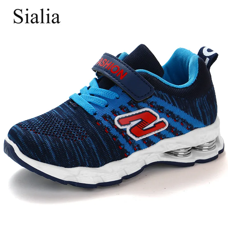 

Sialia Sport Children Casual Shoes For Kids Sneakers Boys Shoes Girls Sneakers Mesh Running Hook&Loop School tenis infantil