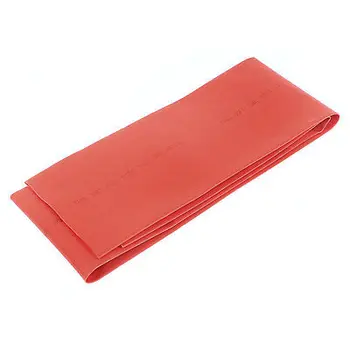 

Red 70mm Diameter 2:1 Polyolefin Tube Sleeving Heat Shrink Tubing 1M 3.3Ft